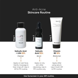 Minimalist 2% Salicylic Acid Serum For Acne, Blackheads & Open Pores | Reduces Excess Oil & Bumpy Texture | BHA Based Exfoliant for Acne Prone or Oily Skin | 10 ml