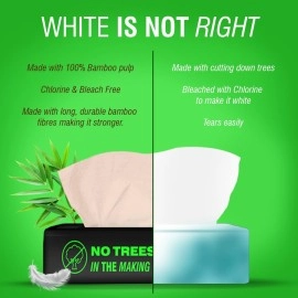 Beco Bamboo Soft Facial Tissue | 12 Packs - 100 Pulls Each | Total 1200 Sheets | 2-Ply Natural and Ecofriendly Tissues | Soft and Absorbent