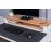 carpentray 100cm Long Wooden Computer Monitor Stand, Monitor Riser Desk Shelf Desktop Stand TV Laptop Riser (100x20x10cm)(100cm Long, Dual Shelf)