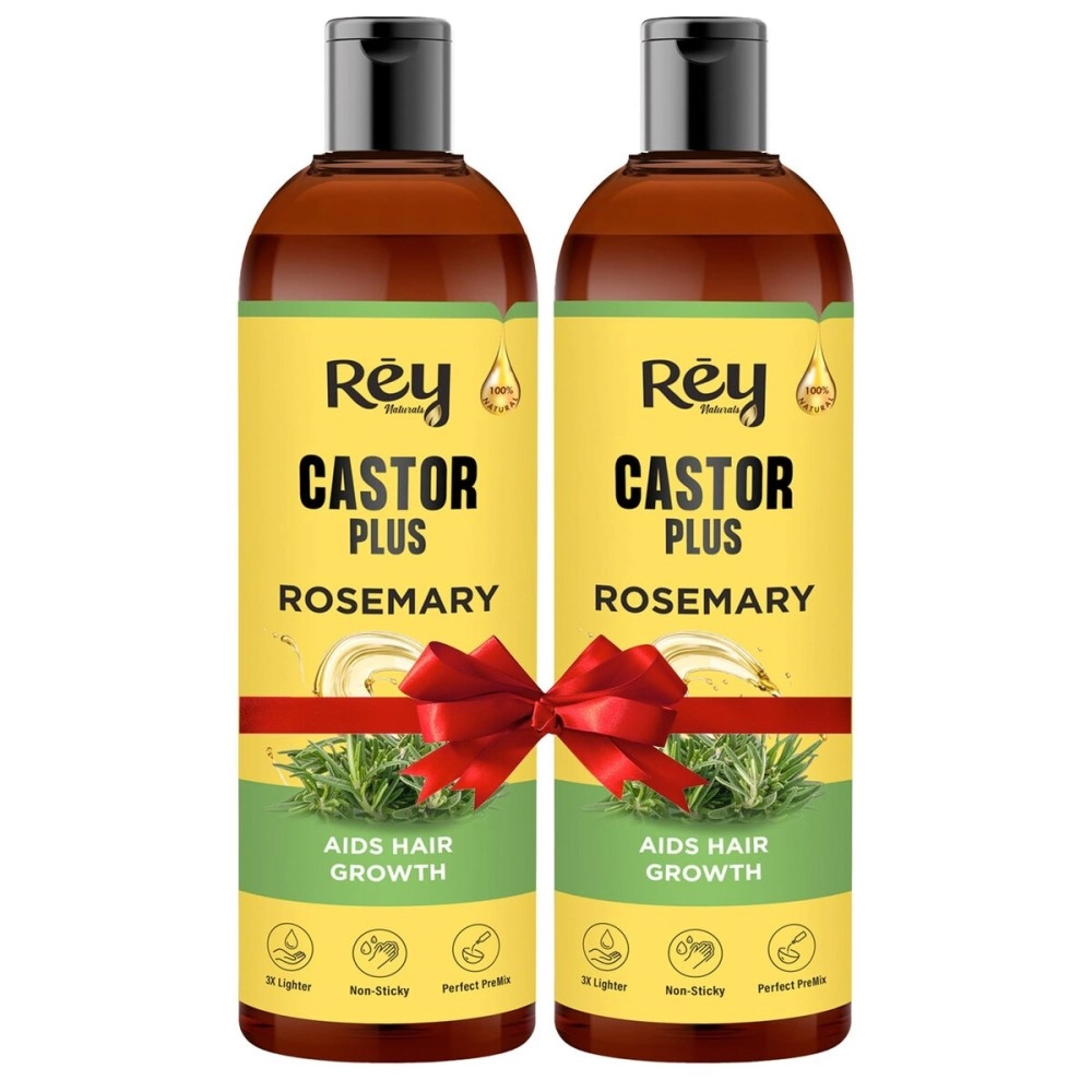 Rey Naturals Castor Plus Rosemary Hair Oil - 400 ml