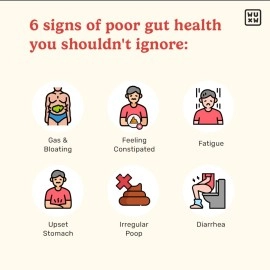 Whats Up Gut Health Supplements Gummies | Prebiotics & Probiotics Supplement | For Digestion | Constipation, Bloating, Gas & Acidity Relief Immunity | Clinically Proven Strain | 15 Days (Pack Of 1)