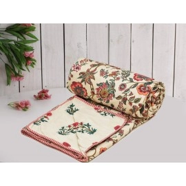 COZY FURNISH Super Soft Brushed Microfiber Cotton 3 Layer Breathable Set of 2 Single Dohar Lightweight Warm Bed Dohar 57X87(Inches) 144X220(CM) All-Weather 120 GSM AC Dohar Blanket