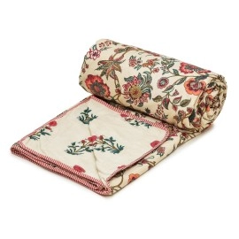 COZY FURNISH Super Soft Brushed Microfiber Cotton 3 Layer Breathable Set of 2 Single Dohar Lightweight Warm Bed Dohar 57X87(Inches) 144X220(CM) All-Weather 120 GSM AC Dohar Blanket