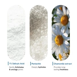 Be Bodywise 1% Salicylic Acid Body Wash Shower Gel | For Body Acne, Strawberry Skin | Infused with1% Salicylic Acid, Camomile extract, Pentavitin | Non-Drying, Paraben Free I All Skin Types I 700 ml