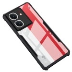 CEDO iQOO Neo 9 Pro (5G) Back Case Cover | Camera Protection Shockproof Bumper-Edge | Acrylic Crystal Clear 360 Degree Protection TPU+PC | Transparent Eagle Back Case Cover (Black)