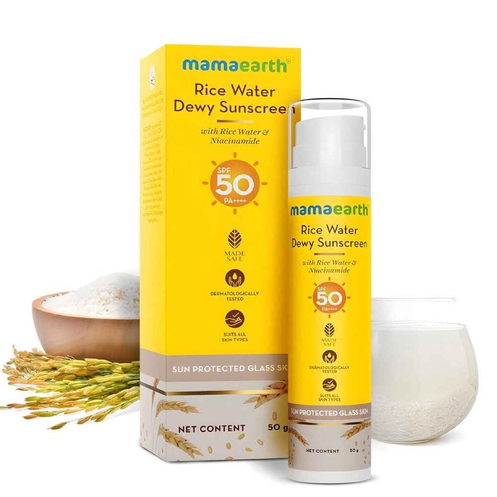 MAMAEARTH ME Rice Water Dewy Sunscreen 50 g