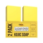 GHAR SOAPS Kojic Acid 2% Soap with Niacinamide | For Pigmentation, Sun damage, Brightening Underarm & Reduces Dark Spot | Soap for Men & Women | Suitable for All Skin Types |(Pack of 2) (100 g x 2)