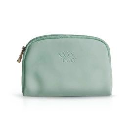 Nua Combo - 12 Ultra Safe Pads with Disposable Covers | upto 100% Leak Protection | Suitable for Every Flow | Wider back | Comfortable | Rash Free + Vegan Leather Pouch