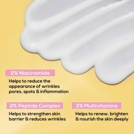 RENEE Pore Minimizing Sunscreen SPF 70 With 2% Niacinamide, 2% Peptide & 3% Multivitamins, 50Ml