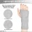 DIALDRCARE Wrist Support with Metal Splint Stabilizer, Adjustable Wrist Bandage for Pain Relief and Relieve Injuries (Grey)