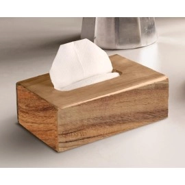 Classyo Classic Brown Wooden Tissue Box Holder for..