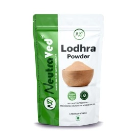 NeutraVed Pure Lodhra Powder - 200 Gram Pack - Ayurvedic Herb for Skincare and Wellness
