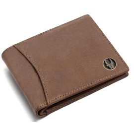 WildHorn Rfid Protected Leather Wallet For Men, Tan Hunter