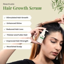 little extra Reactivate Hair Growth Serum With 2% Rosemary, Anagain, Redensyl, Procapil And Baicapil, 30Ml Bottle, For All Hair Types, 100 Grams