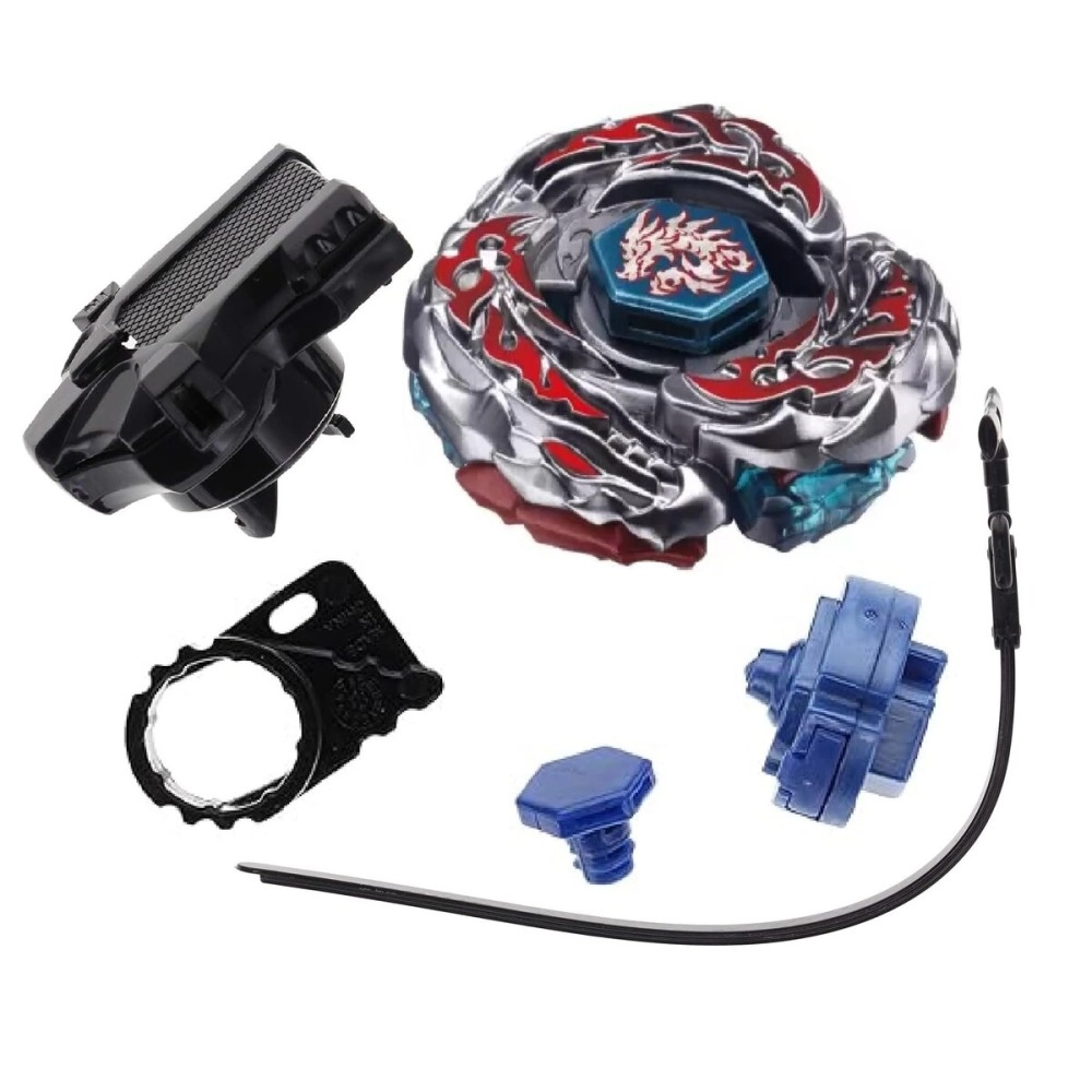 Funstars L-DBAGO Destroy F:S Metal Fusion Spinning Battling Top with Launcher(BB108) (Grey)