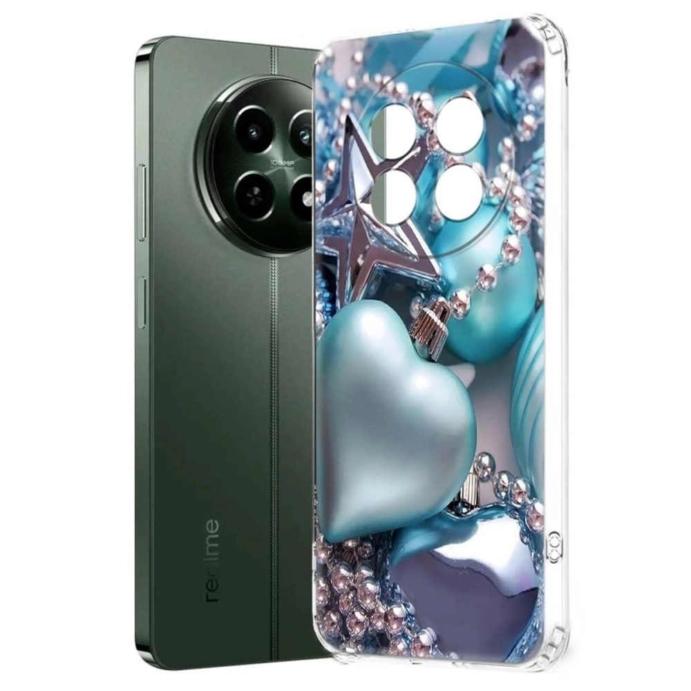 Fashionury Designer Soft Back Cover Case Compatible for Realme 12x 5G -D1089