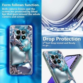 Fashionury Designer Soft Back Cover Case Compatible for Realme 12x 5G -D1089