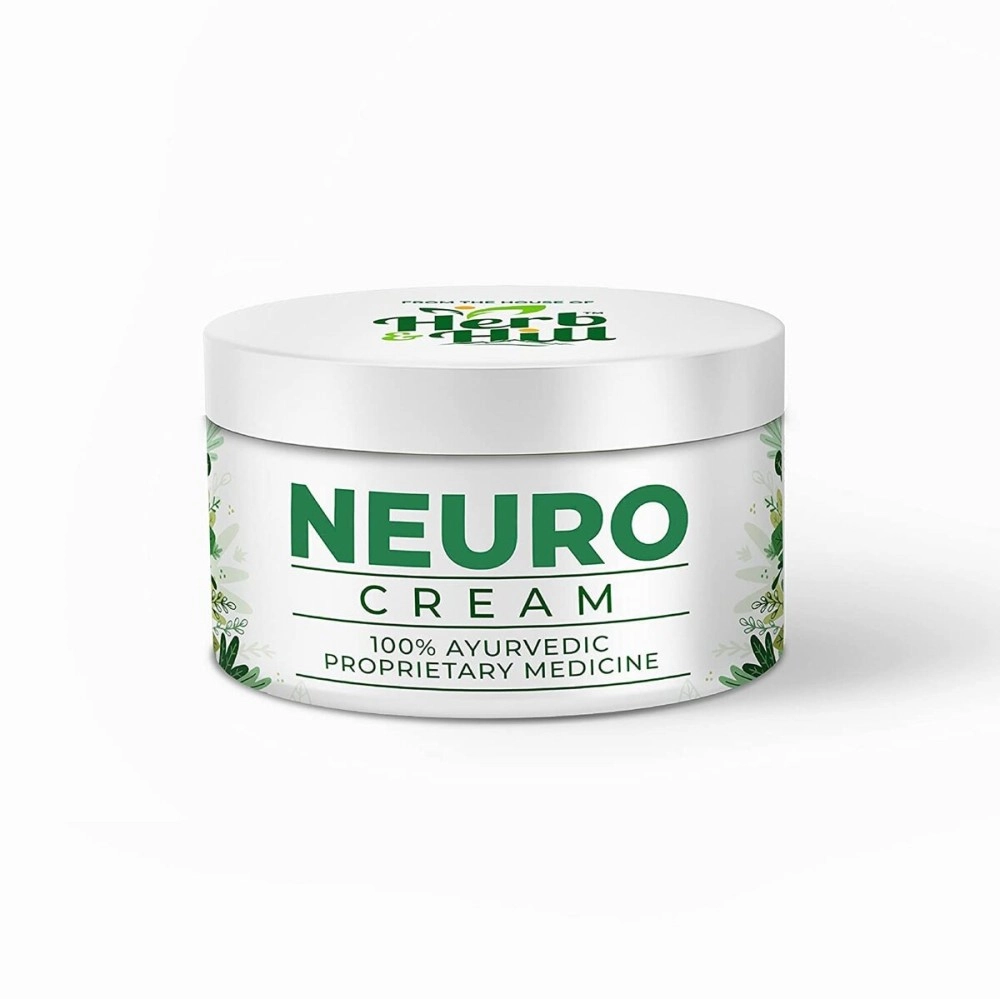 Herb & Hill Neuro Cream | Ayurvedic Cream for Better Circulation in Hands Legs | Hand Leg Massage Cream(50gm)