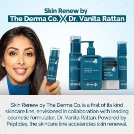 The Derma Co X Dr.V Skin Renew Abc Peptide Exfoliator Serum With Mandelic Acid,Lactic Acid,And Peptides-30Ml|1% Salicylic Acid|Accelerates Skin Regeneration|Reduces Blemishes&Dark Spots