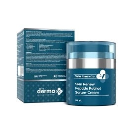 The Derma Co. x Dr.V Skin Renew Peptide Retinol Serum-Cream with Peptide & Retinol-30ml | 1% vv | Boosts Collagen|Brightens, Renews Skin to Give a Youthful Glow|Reduces Blemishes & Dark Spots