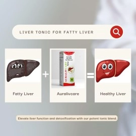 Auralivcare Ayurvedic Liver Detox Tonic | Herbal Formula with 25 Ayurvedic Extracts | Supports Fatty Liver, Liver Cleanse, Digestion & Anti-Inflammatory Wellness