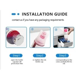 KOSH 008 Black Refill Ink for Epson L6460/L6490/L6550/L6570/L6580/L11160/L15150/L15160 Printer (Pack of 2)