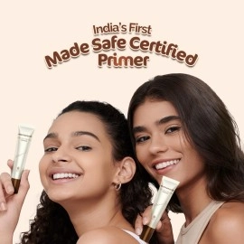 Mamaearth Glow Pore Blurring Primer with Vitamin C & Turmeric - 25 g| Enhances Skins Glow | Blurs Pores | Helps Makeup Last Long | Lightweight & Non-Greasy