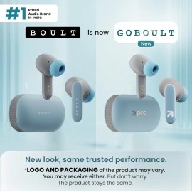 Boult Audio Newly Launched Z20 Pro, Truly Wireless Bluetooth Ear Buds with 60 Hours Playtime, 4 Mics Clear Calling, 45ms Low Latency, Rich Bass Drivers, TWS Earbuds Bluetooth Wireless (Powder Blue)