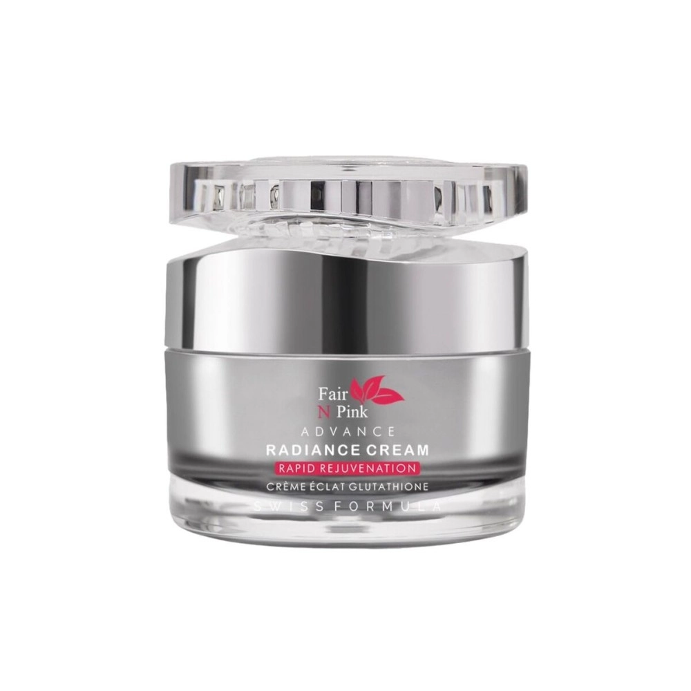 Fair N Pink Radiance Renew Glutathione Face Cream - Brightening & Pigmentation Correcting Formula | Daily Use Cream for Tan Removal & Dark Spot Reduction | Suitable for All Skin Types | 10g