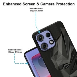 VIDO Exclusive Soft Back Case Cover for Motorola Moto Edge 50 Pro 5G (Shock Proof |360 Degree Complete Protection)