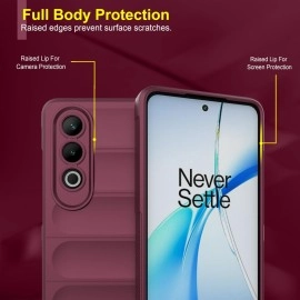 Zapcase Back Case Cover for OnePlus Nord CE 4 5G | Compatible for OnePlus Nord CE 4 5G Back Case Cover | Matte Case | Liquid Silicon Magic Case with Camera Protection | Plum