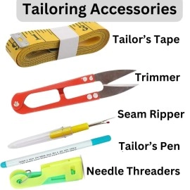 Artonezt Tailoring Stitching Black Fashion Designing Scale Kit Pattern Making Ruler Kit Sewing Ruler Set, French Curve, Tailor Ruler, Sewing Measuring Kit Set of 15