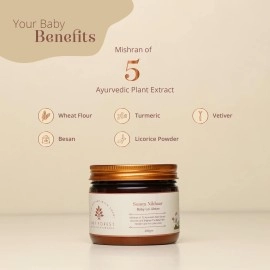 BABY FOREST Loi Ubtan Powder & Rose Water Mist Combo - Nourishes, Softens & Hydrates Baby\'s Skin - 200g (2 Pack) - Sensitive Skin - ASTRINGENT_SUBSTANCE - Skincare