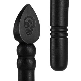 WoCra Karungali Vel | Government Lab Certified Black Ebony Wood Vel |100% Natural Unpolished Karungali Vel Original | Great Gift for Loved Ones | Karungali Vel 3 Inches Height |1 Piece