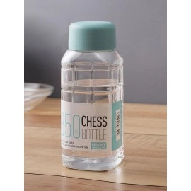 PUTHAK Small Bpa Free Plastic Water Bottle For office and School, Plastic PET Water Bottle For Kids & Adult- Cute Transparent Bottle For Water, Juice, Mojito (Pack Of 2, 350 ml)