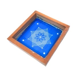 Anciently Hrudaya Kamala Kolam Rangoli Stencil Woo..