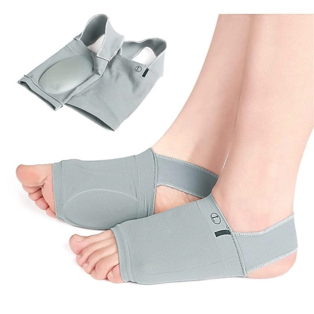 Flat Foot Care Arch Support for Men & Women, Medical Arch Support for Flat Feet Correction Sleeve with Cushion, Leg Pain Relief Product,Orthopaedic Shoes Slippers Foot Arch Socks