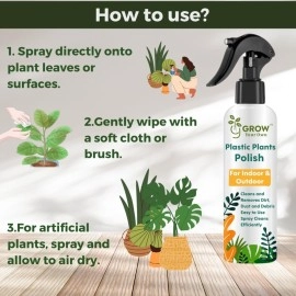 Urba Plastic Plant Cleaner and Polisher for Artificial Greenery 200 ml