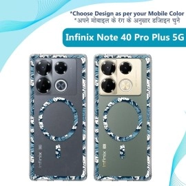 Fashionury Back Cover Case Designer Flexible Soft Back Case Cover for Infinix Note 40 Pro Plus 5G -D3129