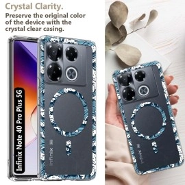 Fashionury Back Cover Case Designer Flexible Soft Back Case Cover for Infinix Note 40 Pro Plus 5G -D3129