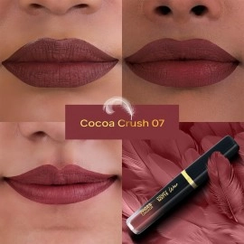 FACESCANADA FACES CANADA Comfy Matte Wow Liquid Lipstick - Cocoa Crush 07, 3.8ml | One Swipe Application | Highly Pigmented | Comfortable Wear | Glides Smoothly | Long Lasting | Transferproof