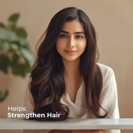 Naturali Daily Strength & Nourish Shampoo with Rice Water & Macadamia Nut Oil | Makes Hair Stronger | Paraben and Sulphate Free | Dry Frizzy Hair Shampoo | 200 ml