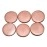 Pmw Pooja Copper Coins - Pack of 6 for Drinking Water and Vaasthu - Pure 20 mm x 0.2 mm Size