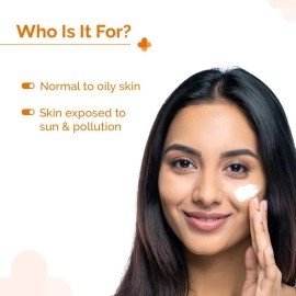 The Derma Co. 1% Hyaluronic Sunscreen SPF 50 Aqua Gel, PA++++, Lightweight, No white-cast for Broad Spectrum & Blue Light Protection for Oily, Dry, Acne-prone Skin - 125 g