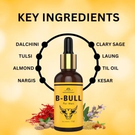 INTIMIFY Ayurvedic Oil For Men With Kesar, Til Oil 15 ml (Pack of 1)