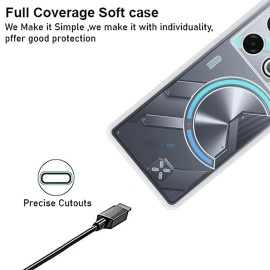 VIDO Transparent Back Case Cover for Infinix GT 20 Pro 5G (Soft & Flexible & Camera Protection Back Case)