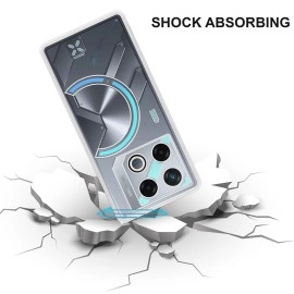 VIDO Transparent Back Case Cover for Infinix GT 20 Pro 5G (Soft & Flexible & Camera Protection Back Case)