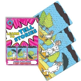 Brainy Bug Resources Flashcards and for Teaching Language (Adjectives in Sentences & 3 Part Stories)