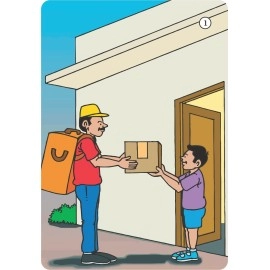 Brainy Bug Resources Flashcards and for Teaching Language (Adjectives in Sentences & 3 Part Stories)