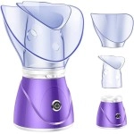 Luxus LVAP-111 Facial Steamer & Vaporizer for Cold, Cough, Sinus, and Infections, Steam Inhaler for Kids & Adults, Multipurpose Steamer with Compressed Air Technology & Stainless Steel Jar